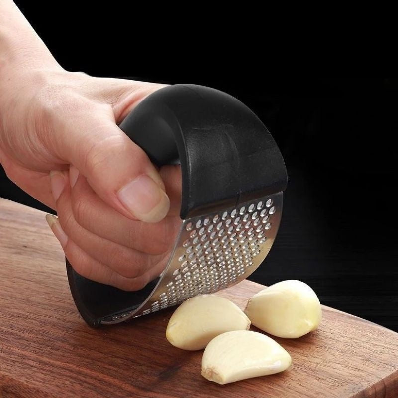Ergonomisk Vitlökspress i Rostfritt Stål – Enkel Att Använda