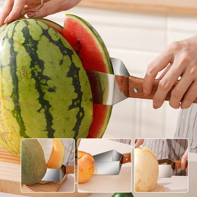 Praktisk Vattenmelon kniv - skär perfekta melontrianglar på sekunder