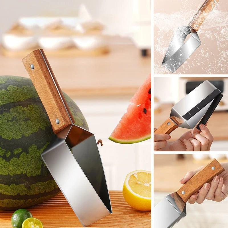Praktisk Vattenmelon kniv - skär perfekta melontrianglar på sekunder